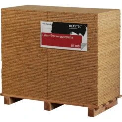 CLAYTEC Lehm-Trockenputzplatte 16 Mm