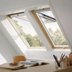 VELUX Dachfenster GPL 3070 Klapp-Schwingfenster Holz THERMO Fenster
