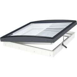 VELUX Flachdachfenster Basis-Element 3-fach Verglast CVU Kuststoff Solar -Baustoffe Geschäft 142414 01 l 1