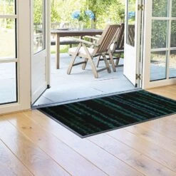 Forbo Fußmatte Fußabstreifer Coral Welcome 105x155 Cm -Baustoffe Geschäft 3205 blue lagoon 2