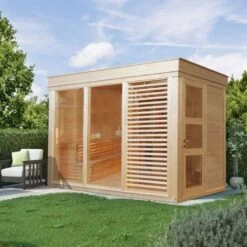 Wolff Finnhaus Saunahaus Paradiso Fichte