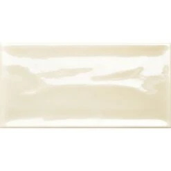 Wandfliesen Loft Beige Glasiert Glänzend Mit Rundkante 10x20 Cm Stärke 7 Mm