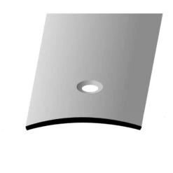 PARKETTFREUND Übergangsprofil PF 464 Alu Eloxiert Edelstahl Fein Geschliffen Schrauben Und Dübel Übergangsschiene Grau