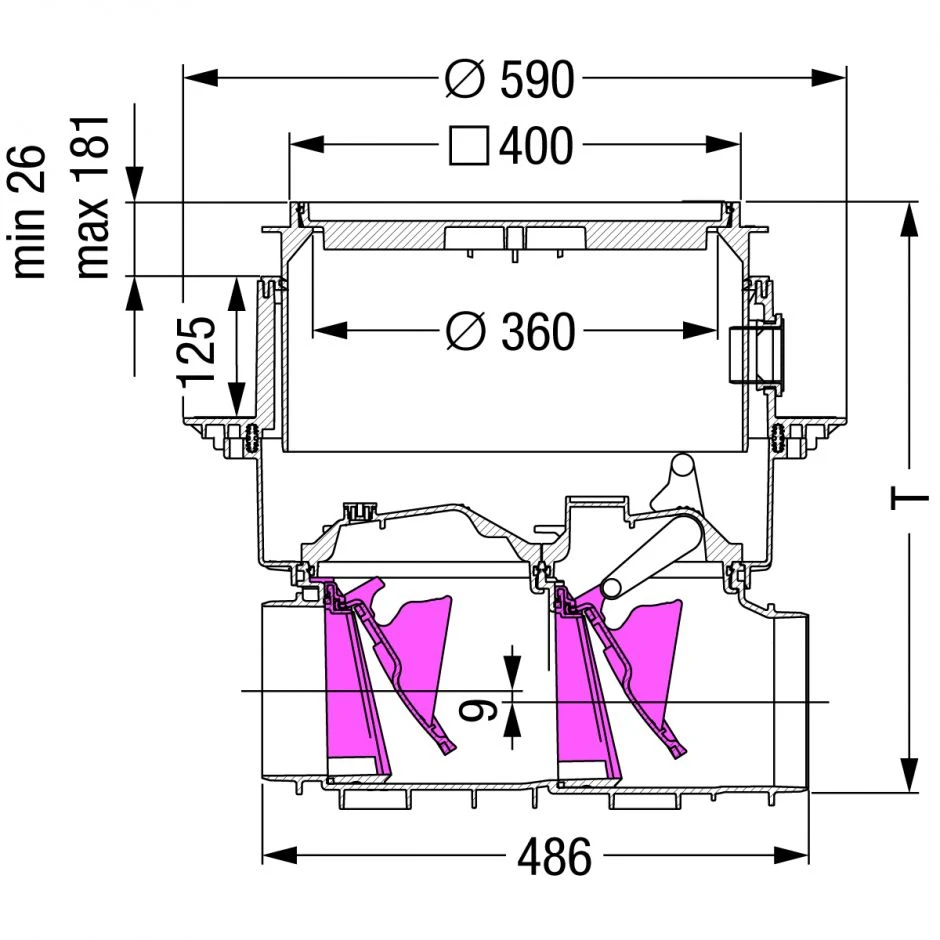 KESSEL Rückstaudoppelverschluss Staufix-SWA Unterflurinstallation Befliesbar 4 KESSEL Rückstaudoppelverschluss Staufix-SWA Unterflurinstallation Befliesbar – Bild 2