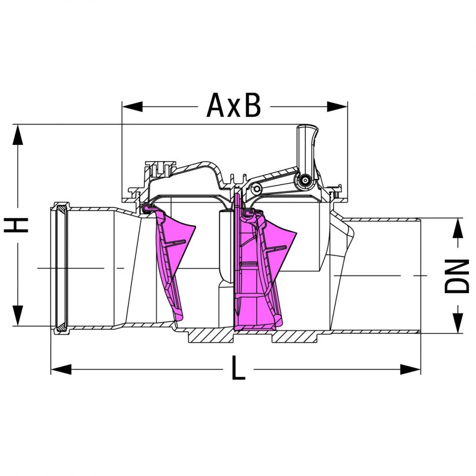 KESSEL Rückstaudoppelverschluss Staufix KG 4 KESSEL Rückstaudoppelverschluss Staufix KG – Bild 2