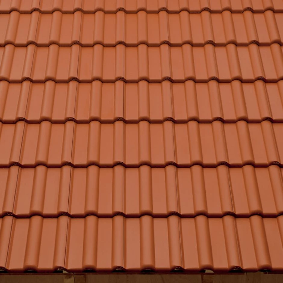 BRAAS Dachstein Frankfurter Pfanne Protegon Matt Ziegelrot Betondachstein 4 BRAAS Dachstein Frankfurter Pfanne Protegon Matt Ziegelrot Betondachstein – Bild 2