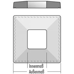 Abdeckplatte Für Schornstein Beton Einzügig -Baustoffe Geschäft abdeckplatte bemassung