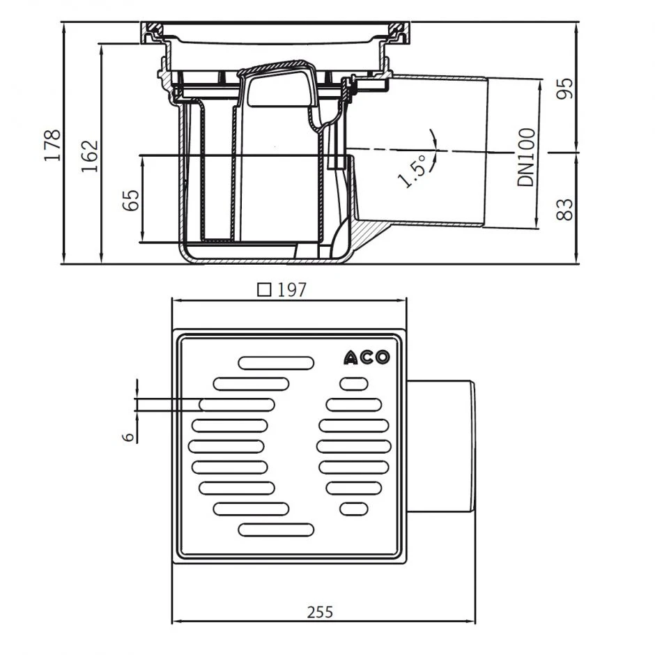 ACO Kellerablauf Junior Rückstausicherung 4 ACO Kellerablauf Junior Rückstausicherung – Bild 2