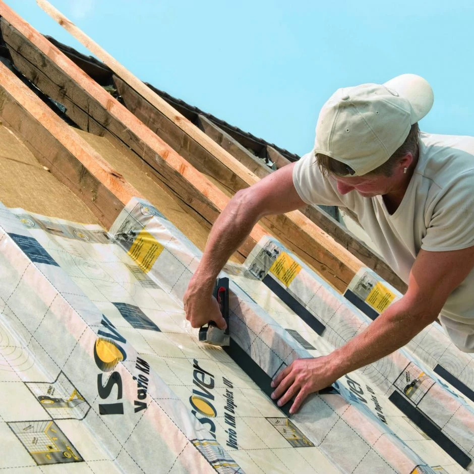 Isover Klimamembran Vario KM Duplex UV Dampfbremse 5 Isover Klimamembran Vario KM Duplex UV Dampfbremse – Bild 3