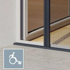 Windhager Insektenschutz Plissee EXPERT Für Doppeltüren Anthrazit 240x240 Cm 12 Windhager Insektenschutz Plissee EXPERT Für Doppeltüren Anthrazit 240x240 Cm -Baustoffe Geschäft barrierefrei plissee t r anthrazit