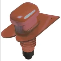 Erlus Biberschwanz Alu-Sanlüfter Kupferbraun/sinterrot Dachziegel Dachentlüftung