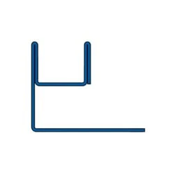 BLANKE Fliesenschiene Aufnahmeprofil AQUA-GLAS Edelstahl Gebürstet