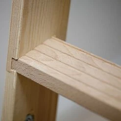 DOLLE Holz Bodentreppe ClickFIX 3-teilig, U-Wert 0,49 Dachbodentreppe -Baustoffe Geschäft bodentreppe dolle clickfix 3tlg detail stufen 01