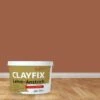 CLAYTEC Lehm-Anstrich CLAYFIX Indisch-Rot -Baustoffe Geschäft clayfix indisch rot roge 1.0 anwendungsbild
