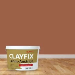 CLAYTEC Lehm-Anstrich CLAYFIX Indisch-Rot