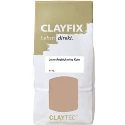 CLAYTEC Lehm-Anstrich CLAYFIX Siena-Braun 15 CLAYTEC Lehm-Anstrich CLAYFIX Siena-Braun -Baustoffe Geschäft clayfix siena braun scro 2.2 beutel