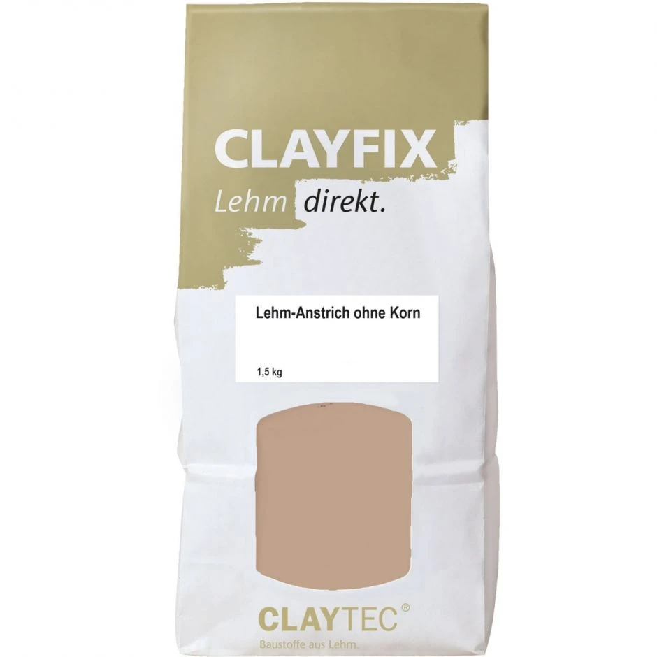 CLAYTEC Lehm-Anstrich CLAYFIX Siena-Braun 8 CLAYTEC Lehm-Anstrich CLAYFIX Siena-Braun – Bild 6