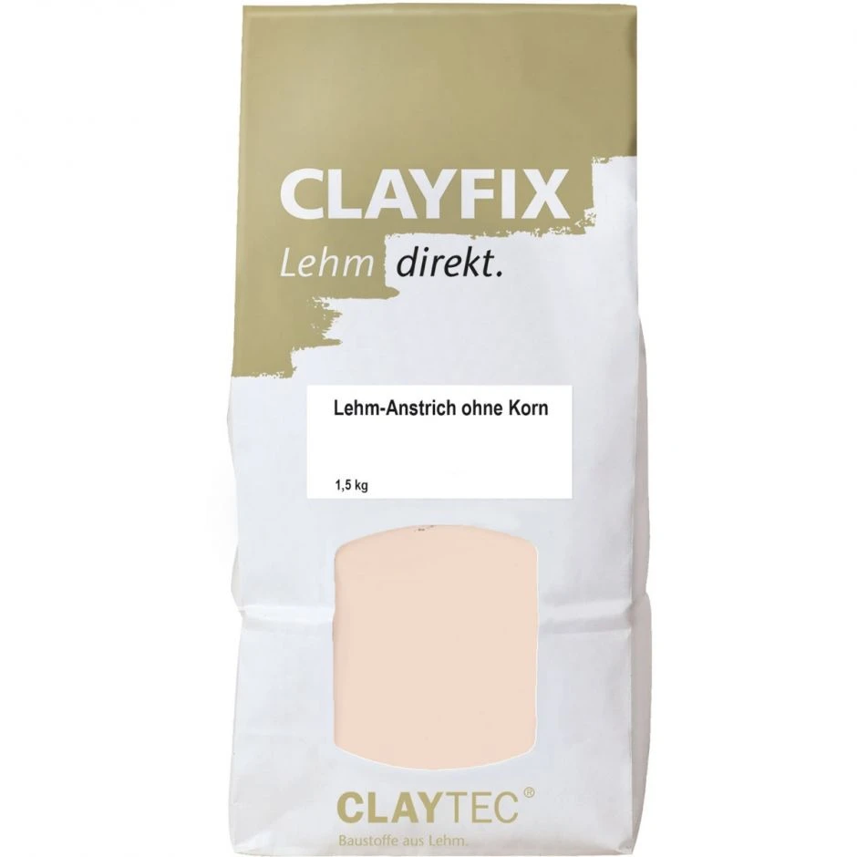 CLAYTEC Lehm-Anstrich CLAYFIX Siena-Braun 10 CLAYTEC Lehm-Anstrich CLAYFIX Siena-Braun – Bild 8