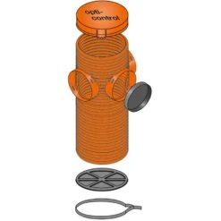 Opti-Control Kontrollschacht Revisionsschacht Mit Sandfang -Baustoffe Geschäft d opti z 000201 01