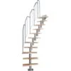 Wellker Systemtreppe Aktionsmodell Buche -Baustoffe Geschäft dolle mittelholmtreppe sondermodell f