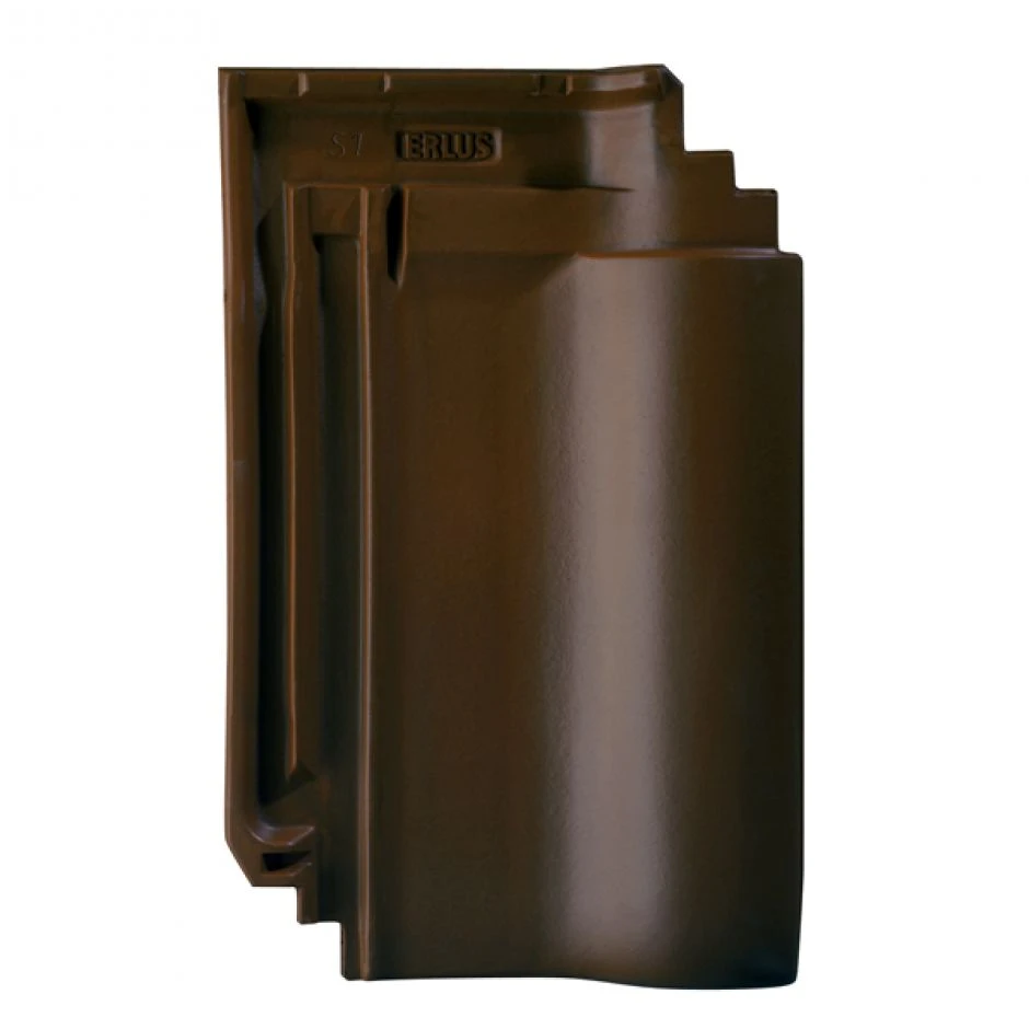 Erlus Flachdachpfanne E58 S Brazilbraun Engobiert Dachziegel 3 Erlus Flachdachpfanne E58 S Brazilbraun Engobiert Dachziegel