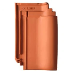 Erlus Flachdachpfanne E58 S Naturrot Dachziegel