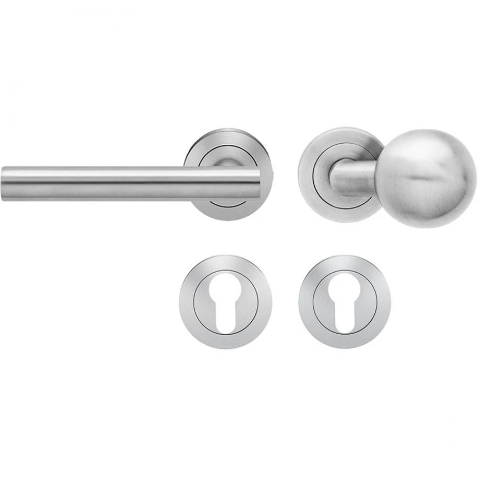 Karcher Wechselgarnitur Manhattan ER21 Edelstahl Matt Türklinke 9 Karcher Wechselgarnitur Manhattan ER21 Edelstahl Matt Türklinke – Bild 7