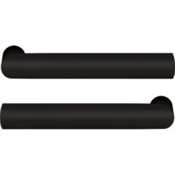 Karcher Türgriff-Garnitur Rhodos ER28 Kosmos Schwarz Türklinke -Baustoffe Geschäft er28 ods 83