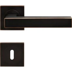 Karcher Türgriff-Garnitur Seattle ER46Q Antik Bronzeoptik Türklinke -Baustoffe Geschäft er46q bb 81 v o