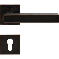 Karcher Türgriff-Garnitur Seattle ER46Q Antik Bronzeoptik Türklinke -Baustoffe Geschäft er46q pz 81 v o 1