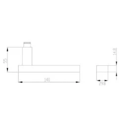 Karcher Türgriff-Garnitur Milano ER52 Edelstahl Matt Türklinke -Baustoffe Geschäft er52 milano