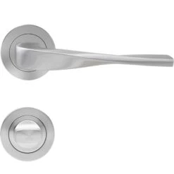 Karcher Türgriff-Garnitur Nevada ER88 Edelstahl Matt Türklinke -Baustoffe Geschäft er88 bad in 71 v o