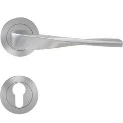 Karcher Türgriff-Garnitur Nevada ER88 Edelstahl Matt Türklinke -Baustoffe Geschäft er88 pz 71 v o