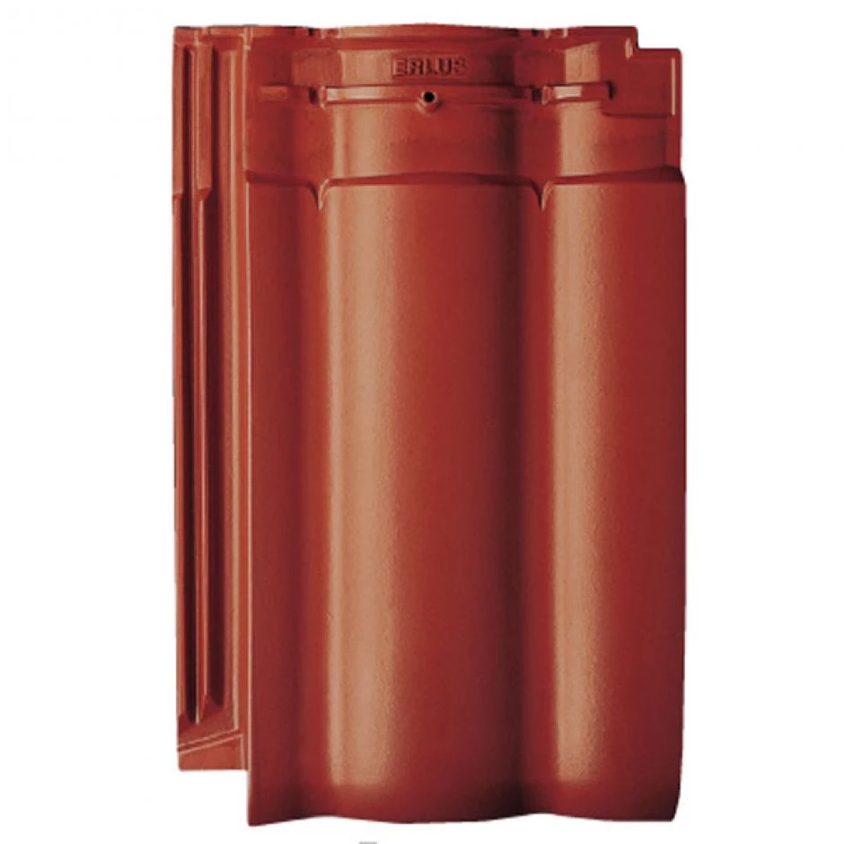 Erlus Designdachziegel Forma Kupferbraun Engobiert 3 Erlus Designdachziegel Forma Kupferbraun Engobiert