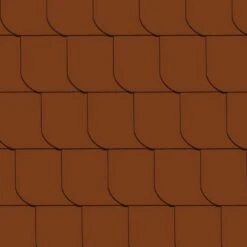 CEDRAL Fassadenplatte 20x20 Cm Glatt, Ziegelrot