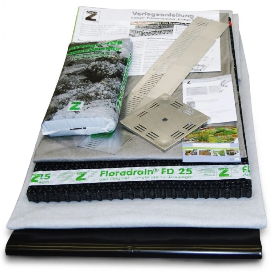 ZinCo Dachbegrünung Garagenpaket Komplett-Set 4 ZinCo Dachbegrünung Garagenpaket Komplett-Set – Bild 2