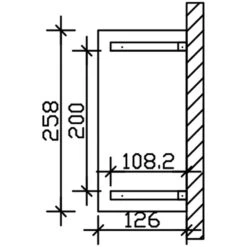 Skan Holz Vordach Wismar Dach Natur -Baustoffe Geschäft grd wismar typ1