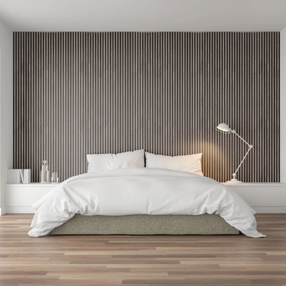 FibroTech Akustikpaneele BASIC / PROFF Grey Oak - Eiche Grau 3 FibroTech Akustikpaneele BASIC / PROFF Grey Oak - Eiche Grau