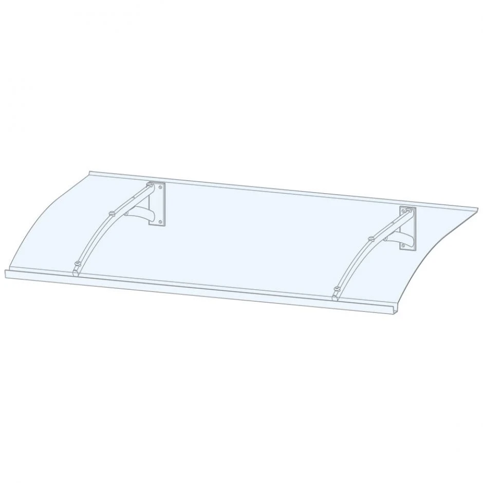 Gutta Pultvordach PT Secco Edelstahloptik Dach 4 Gutta Pultvordach PT Secco Edelstahloptik Dach – Bild 2