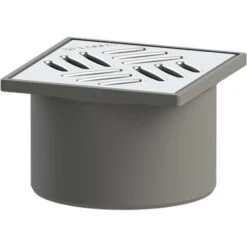 KESSEL Bodenablauf Aufsatzstück Schlitzrost Edelstahl