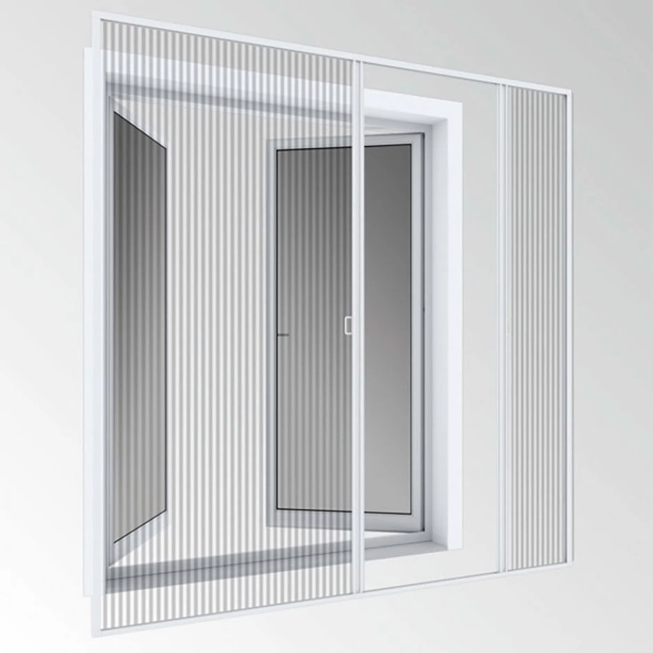 Windhager Insektenschutz Plissee EXPERT Für Doppeltüren Weiss 240x240 Cm 3 Windhager Insektenschutz Plissee EXPERT Für Doppeltüren Weiss 240x240 Cm