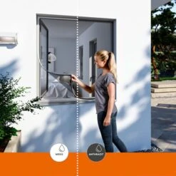 Windhager Insektenschutz Mit Magnetrahmen Anthrazit 100x120cm -Baustoffe Geschäft online107 plus magnetrahmen fenster w a