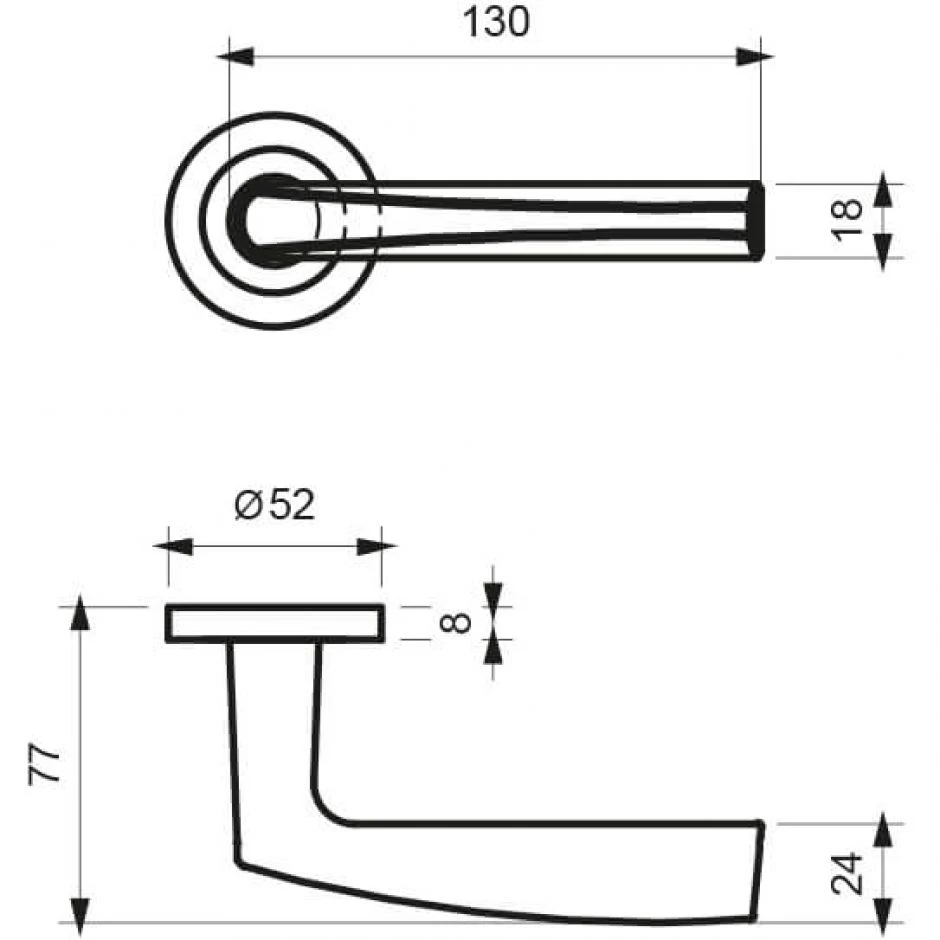 Griffwelt Türgriff-Garnitur Padua Edelstahl Matt Türklinke 4 Griffwelt Türgriff-Garnitur Padua Edelstahl Matt Türklinke – Bild 2