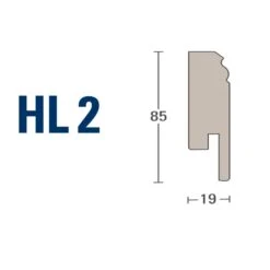 Parador Sockelleiste Uni Weiß D001 Fußleisten -Baustoffe Geschäft parador hl 2