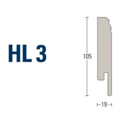 Parador Sockelleiste Uni Weiß D001 Fußleisten -Baustoffe Geschäft parador hl 3