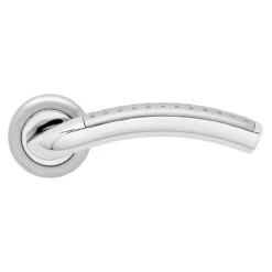 Karcher Türgriff-Garnitur Phoenix R40 Chrom Und Nickel Matt Türklinke