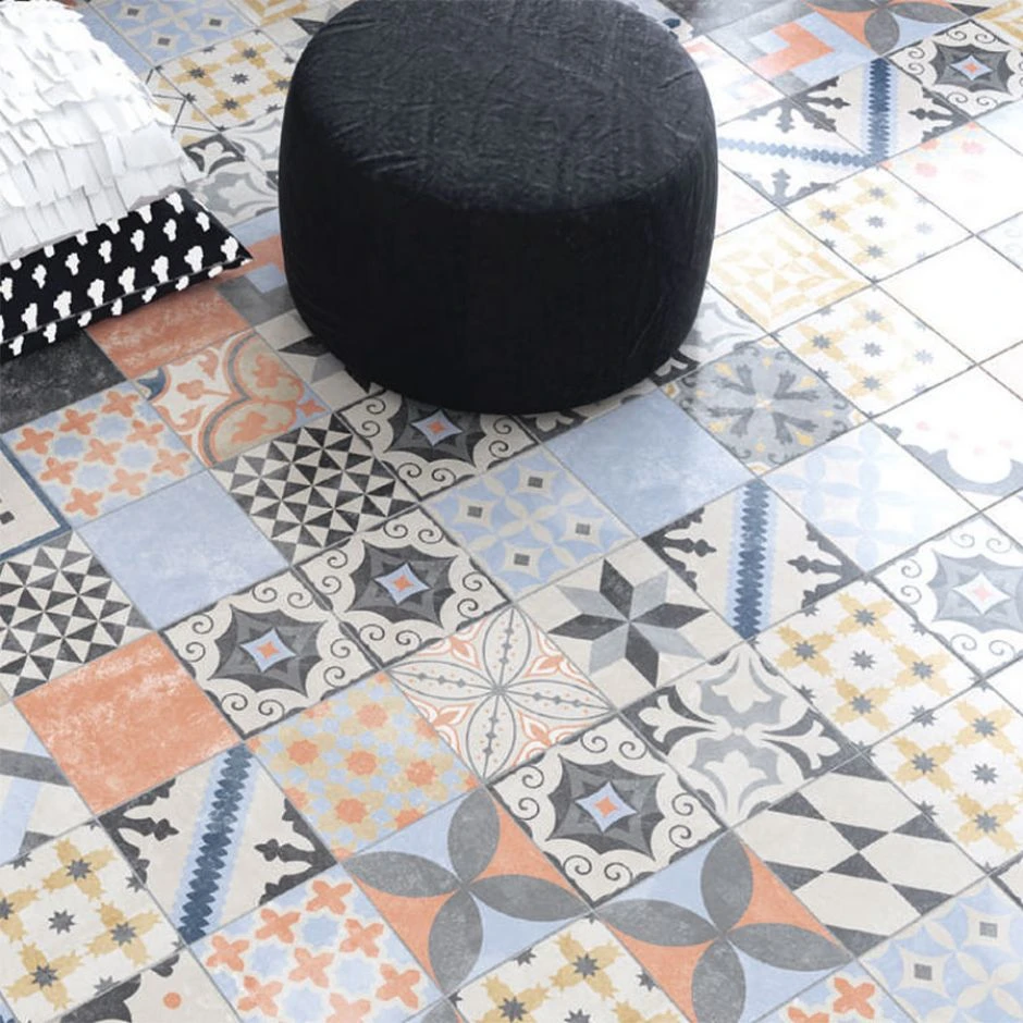 Fliesen Heidelberg Dekor 13 Glasiert Matt Mit Rundkante 18,6x18,6 Cm Stärke 8 Mm 5 Fliesen Heidelberg Dekor 13 Glasiert Matt Mit Rundkante 18,6x18,6 Cm Stärke 8 Mm – Bild 3