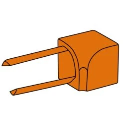 Schlüter-RONDEC PRO I GS Abschlussprofil Innenecke Kunststoff Graphitschwarz 11mm