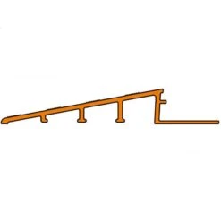 Schlüter-RENO RAMP AE Übergangsprofil Aluminium 12,5x65mm