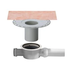 Schlüter-KERDI DRAIN GV Bodenablauf Mit Waagerechtem DN 50 Stutzen
